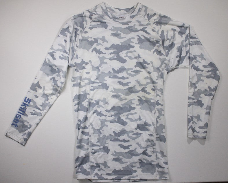Long Sleeve Camo-print Rash Guard