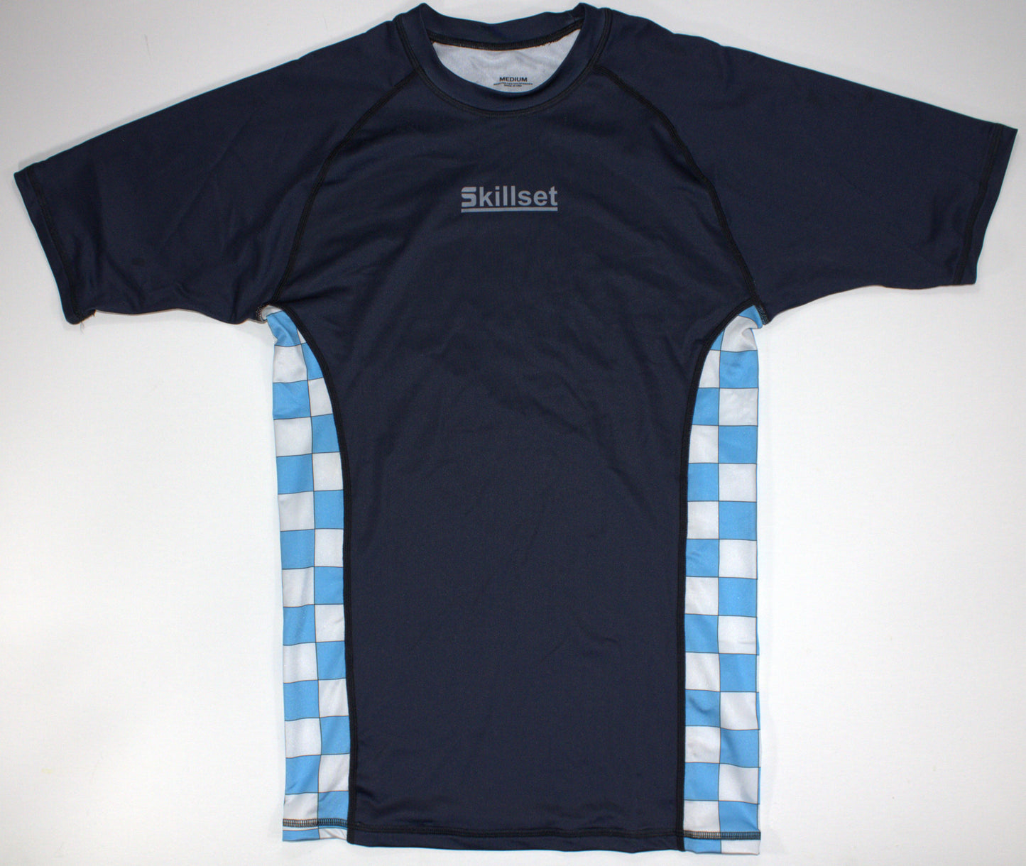 Rash Guard Side Checkered Print