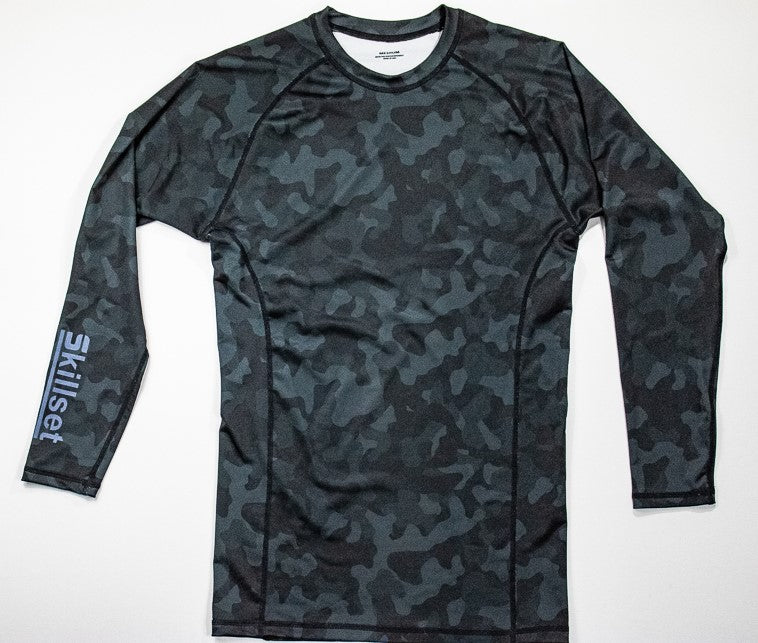 Long Sleeve Camo-print Rash Guard