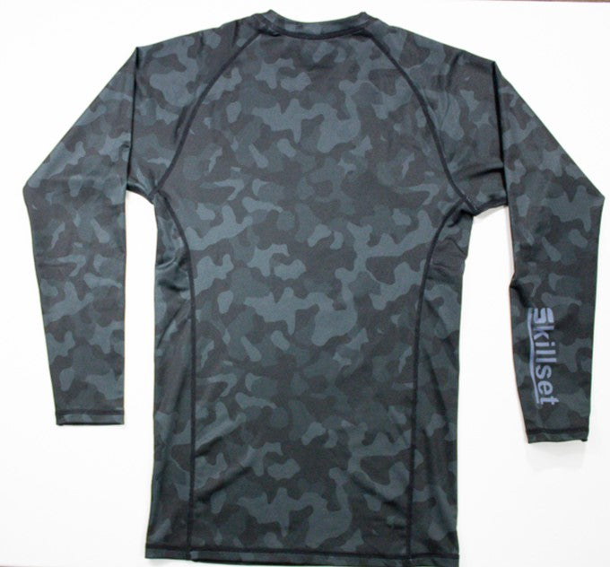 Long Sleeve Camo-print Rash Guard